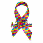 Autism Awareness Ribbon Photo Cutouts
