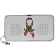 Autism Awareness Ribbon Speaker