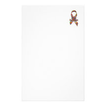 Autism Awareness Ribbon Stationery