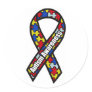 Autism Awareness Ribbon Sticker