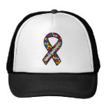 Autism Awareness Ribbon Trucker Hats