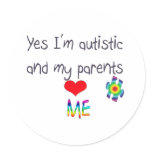 Autism awareness stickers