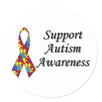 Autism Awareness Round Sticker by specialneedsaware
