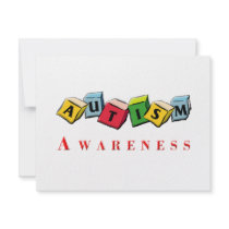 Autism Awaress Invitations