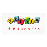 Autism Awaress Personalized Photo Card