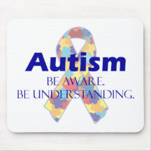 Autism be aware be understanding mousepads