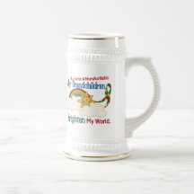 Autism BRIGHTEN MY WORLD 1 Grandchildren 2 Mugs