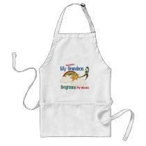 Autism BRIGHTENS MY WORLD 1 Grandson Apron