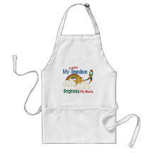 Autism BRIGHTENS MY WORLD 1 Grandson Apron