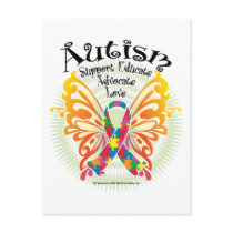 Autism Butterfly 3 Postcards