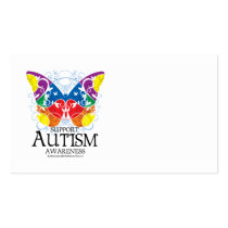Autism Butterfly Business Card Templates