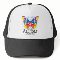 Autism Butterfly Mesh Hat