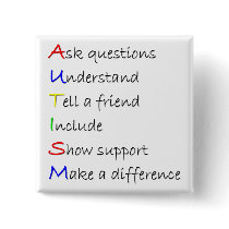 Autism Pinback Buttons