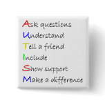 Autism buttons