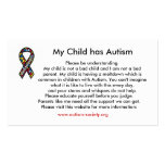 Autism cards business cards