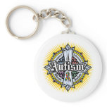 Autism Celtic Cross Keychain