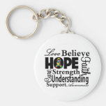 Autism Collage of Hope Keychain