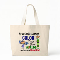 Autism COLOR THEIR OWN WORLDS Students Canvas Bag