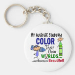 Autism COLOR THEIR OWN WORLDS Students Keychain