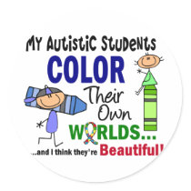 Autism COLOR THEIR OWN WORLDS Students
