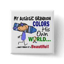 Autism COLORS HIS OWN WORLD Grandson