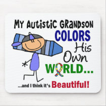 Autism COLORS HIS OWN WORLD Grandson
