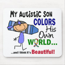 Autism COLORS HIS OWN WORLD Son