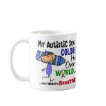 Autism COLORS HIS OWN WORLD Son Mugs