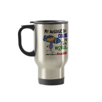 Autism COLORS HIS OWN WORLD Son Mugs