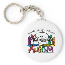 Autism Crayons Key Chains