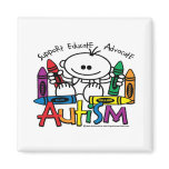 Autism Crayons magnets