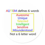 Autism Defines stickers