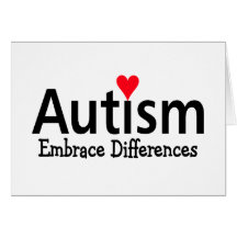 Autism Embrace Difference Card