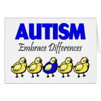 Autism Embrace Differences Card