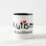 Autism Embrace Differences Coffee Mug