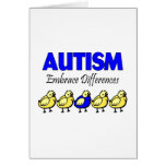 Autism Embrace Differences Greeting Cards