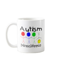 Autism Embrace Differences (People) Coffee Mugs