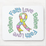 Autism Faith Love Believe Mouse Pad