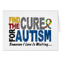 AUTISM Find The Cure 1 Card