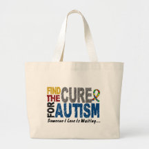 AUTISM Find The Cure 1 Tote Bags