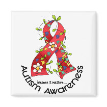 AUTISM Flower Ribbon 1