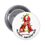 AUTISM Flower Ribbon 1 Pins