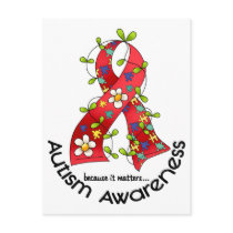 AUTISM Flower Ribbon 1