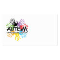 Autism Handprint business cards