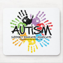 Autism Handprint Mousepad