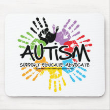 Autism Handprint Mousepad