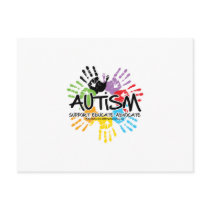 Autism Handprint Post Cards