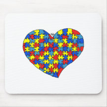 Autism Heart Mousepads
