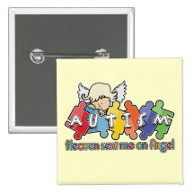 Autism Heaven Sent Me An Angel Pin