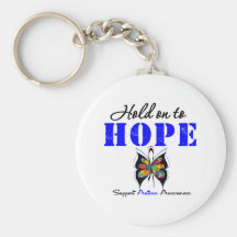 Autism Hold On To Hope Keychains